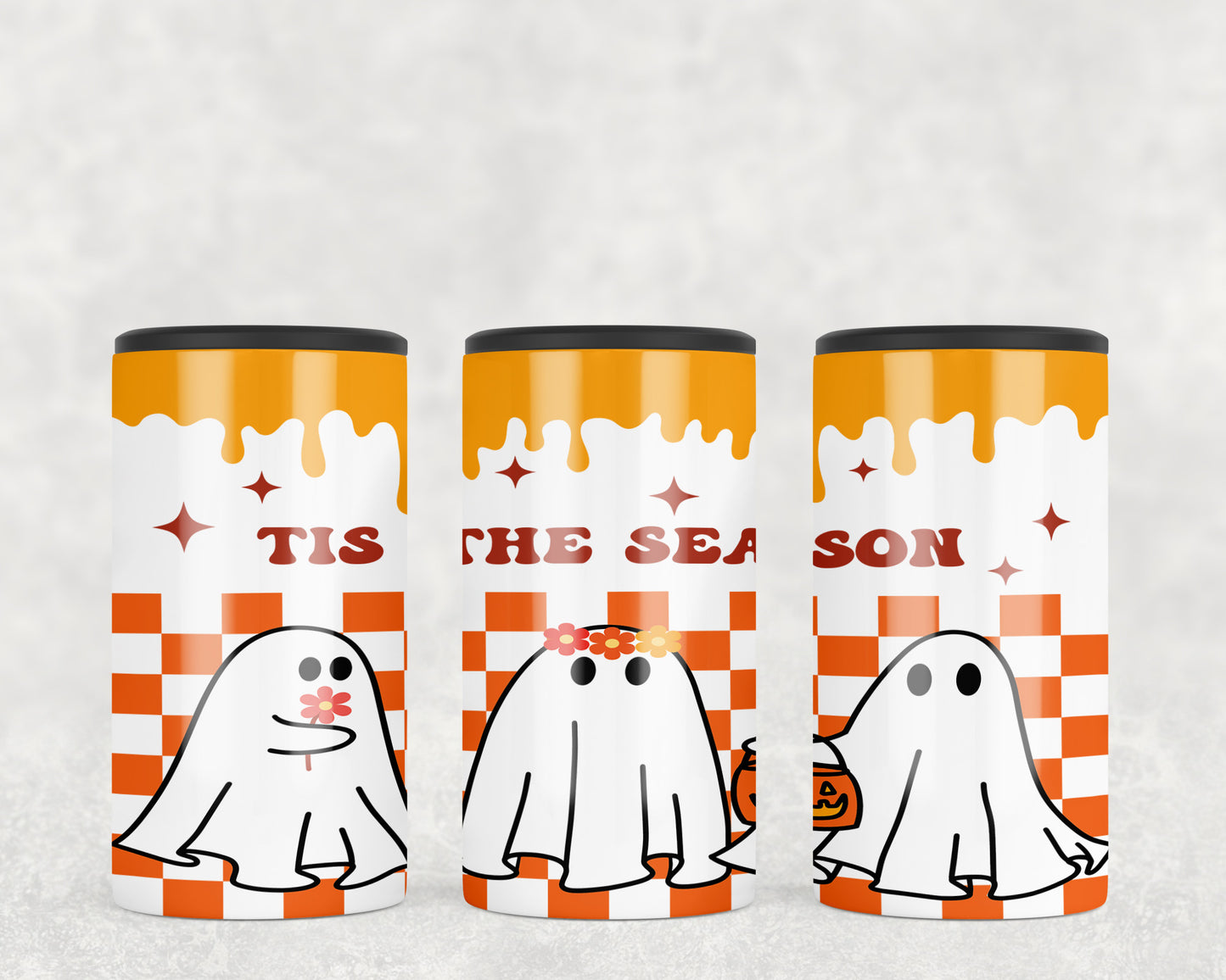 Halloween Ghosts 5-in-1 Can Hugger Tumbler - 2171