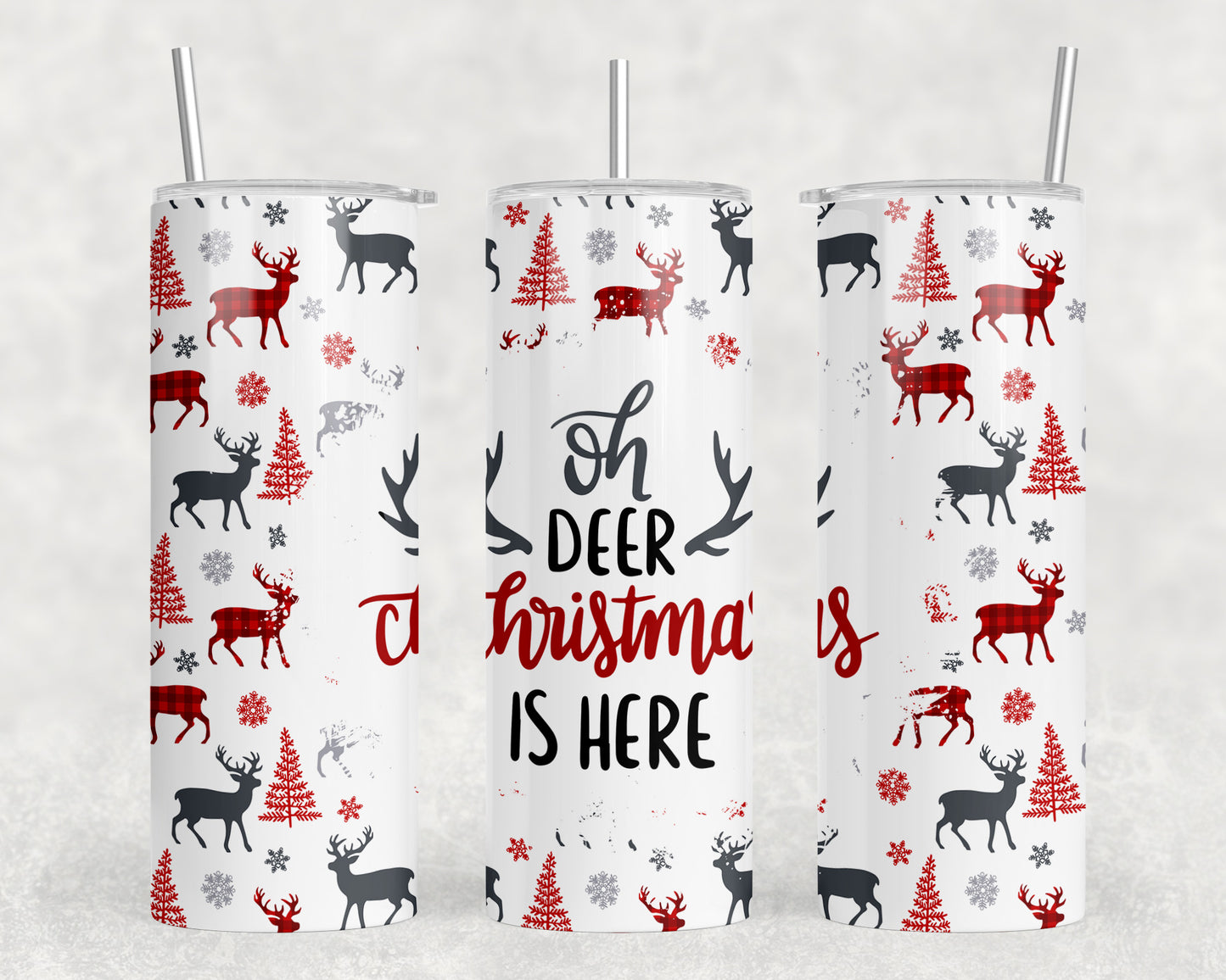 Christmas 20oz Skinny Tumbler - 2173