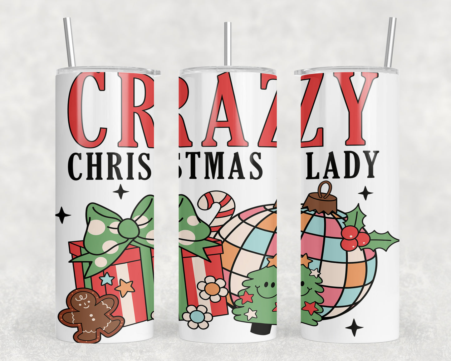 Christmas 20oz Skinny Tumbler - 2183