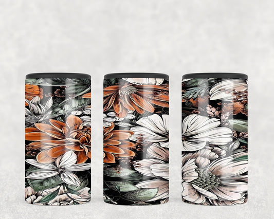 Flowers 5-in-1 Can Hugger Tumbler - 2188