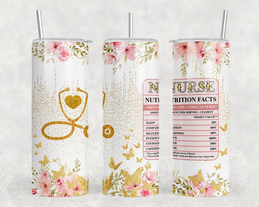 Nurse 20oz Skinny Tumbler - 2192