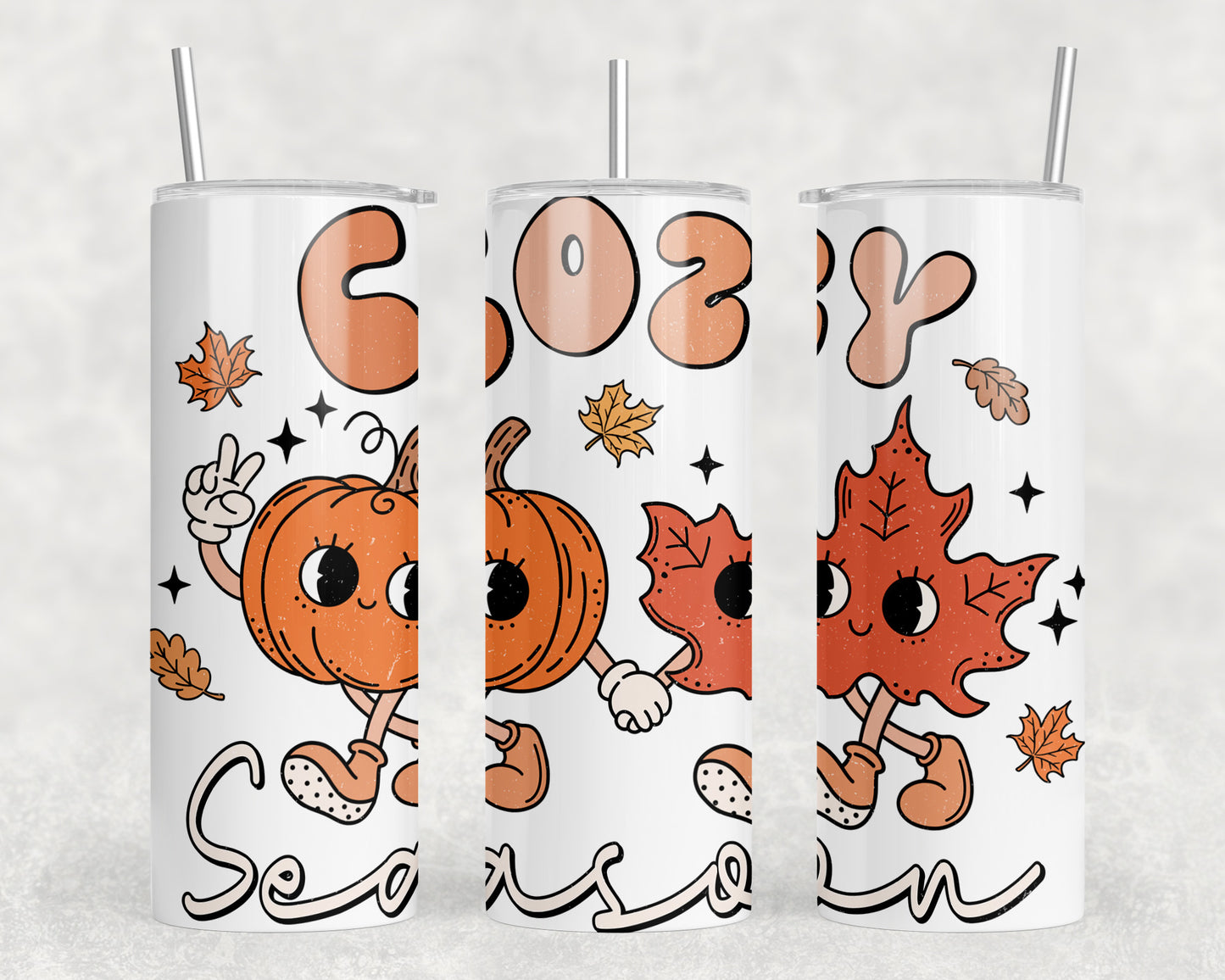 Fall Cozy Season 20oz Skinny Tumbler - 2196