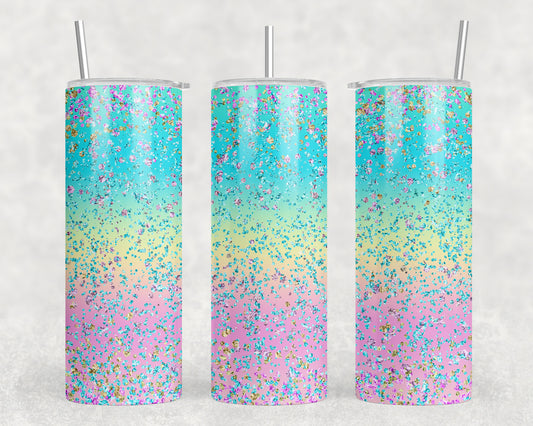 Pastel Spackle 20oz Skinny Tumbler - 2199