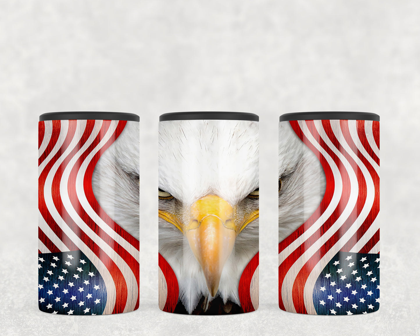 Eagle American Flag 5-in-1 Can Hugger Tumbler - 2202