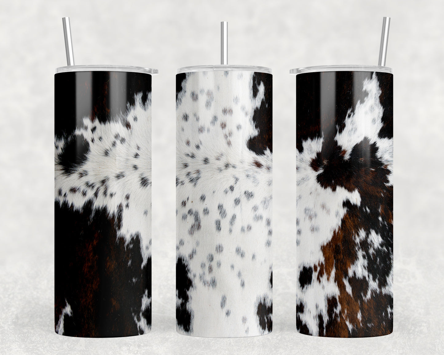 Printed Cowhide 20oz Skinny Tumbler - 2214