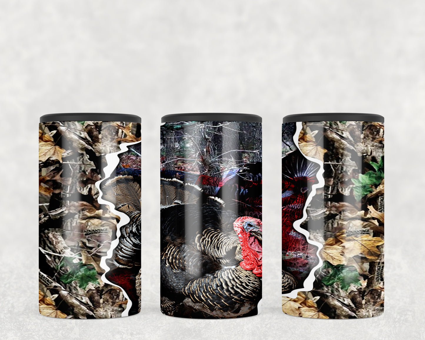 Camo Turkey Hunting 5-in-1 Can Hugger Tumbler - 2219