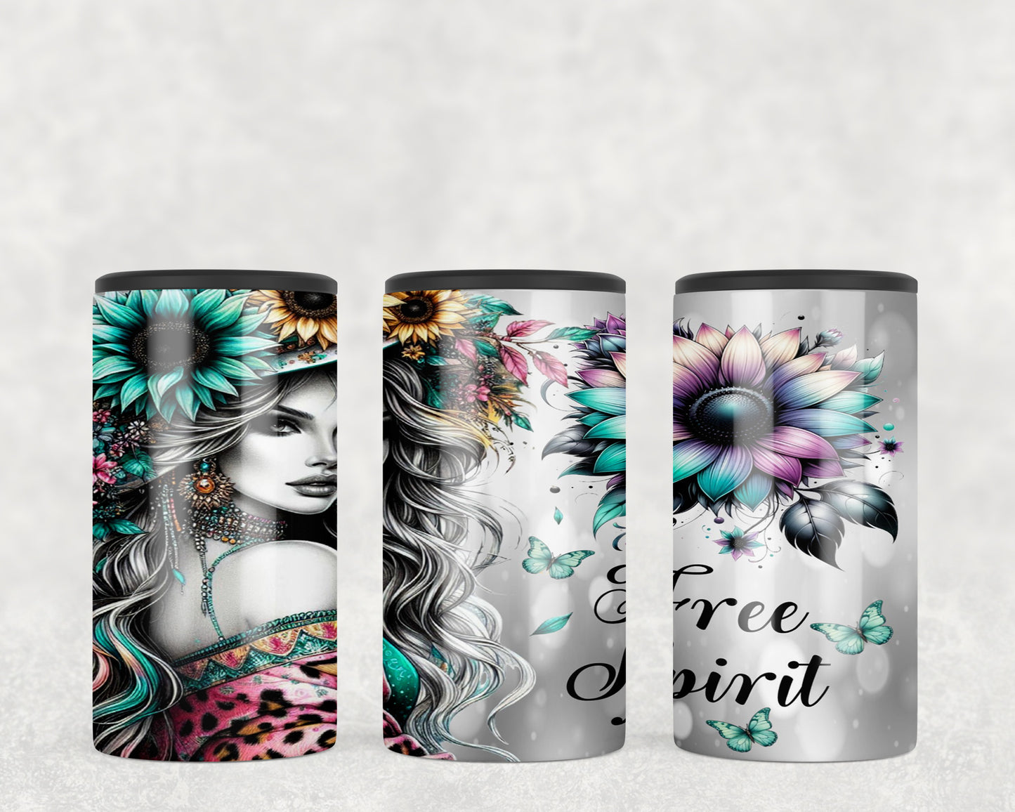 Free Spirit Girl 5-in-1 Can Hugger Tumbler - 221