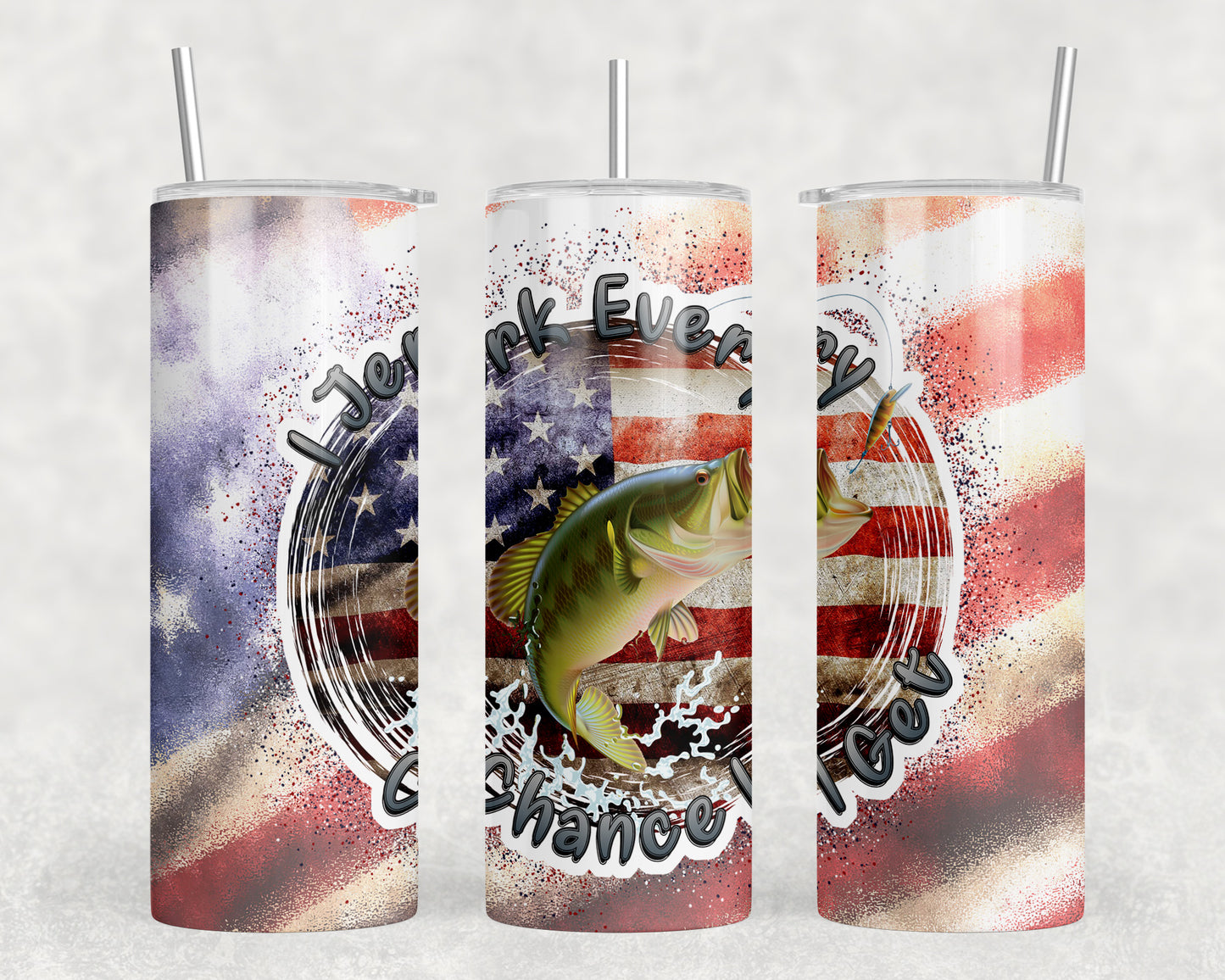 Fishing Funny 20oz Skinny Tumbler - 2227