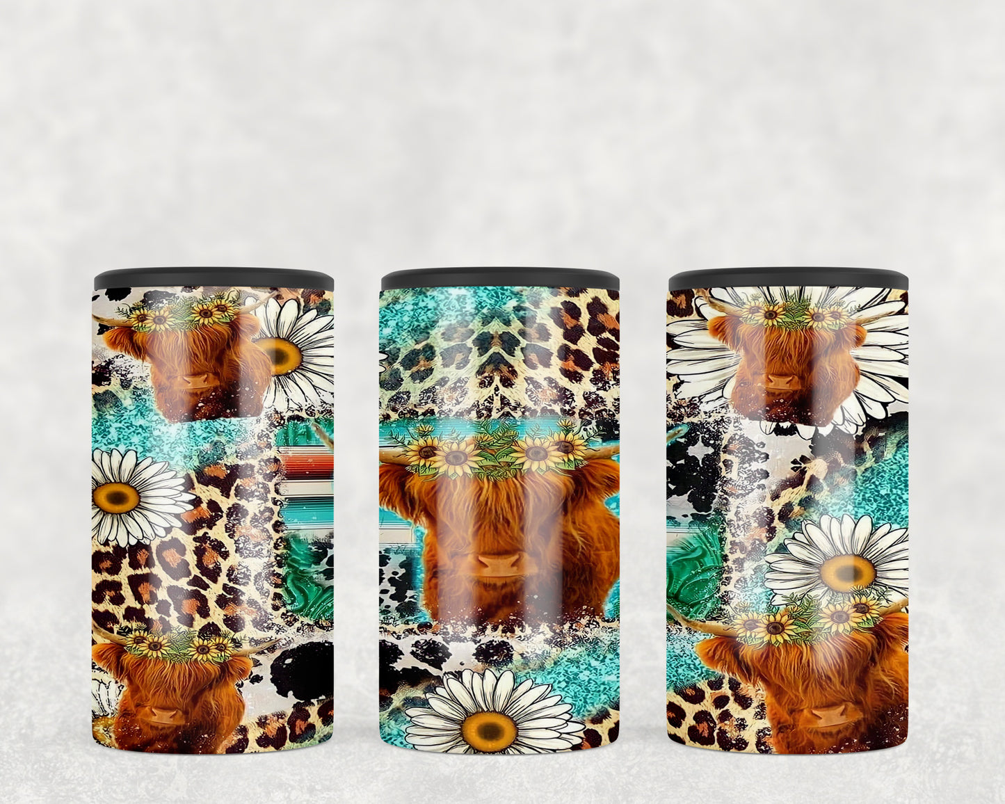 Highland Cows  5-in-1 Can Hugger Tumbler - 2235