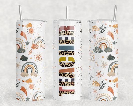 Teacher 20oz Skinny Tumbler - 2246