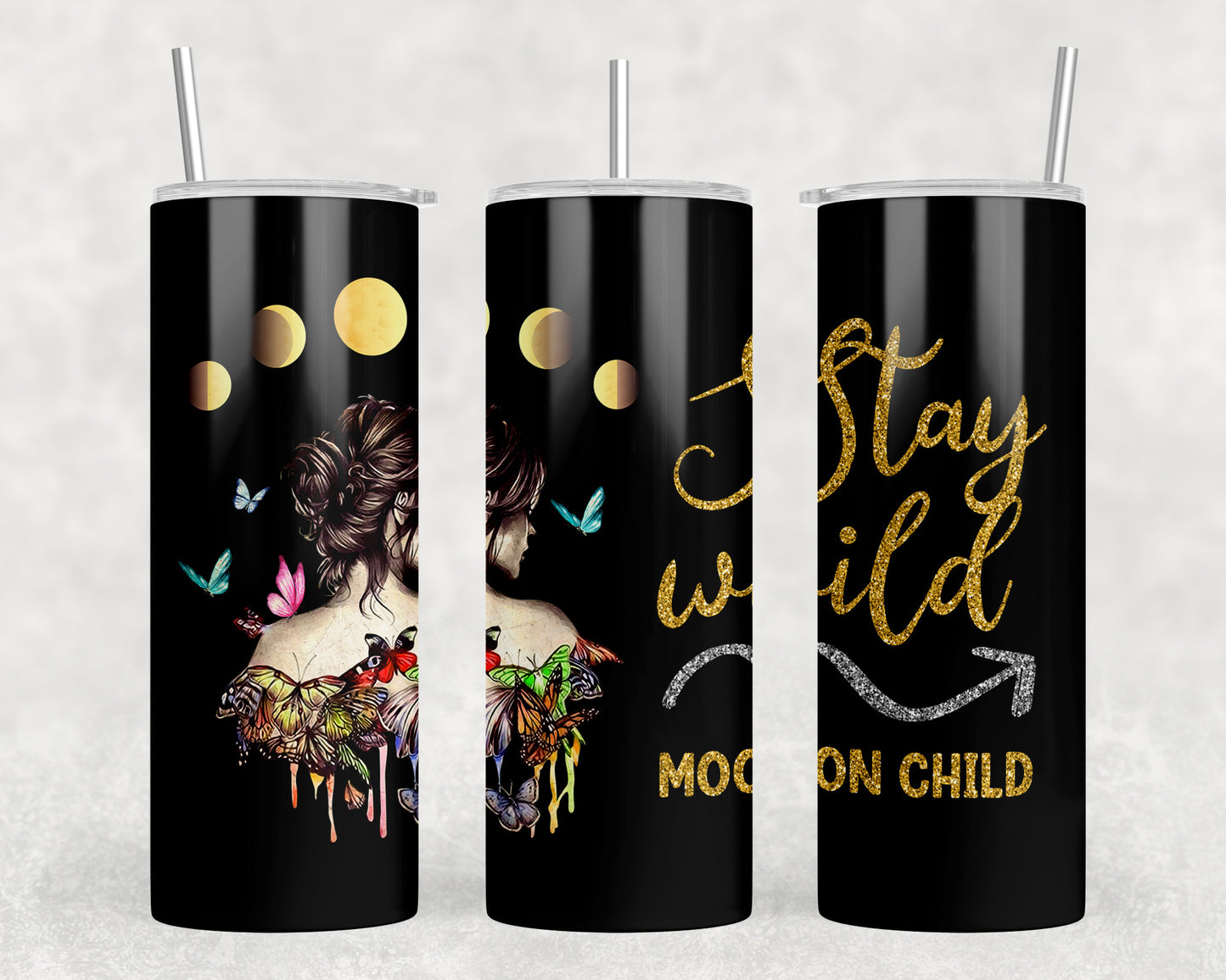 Stay Wild Moon Child 20oz Skinny Tumbler - 2251