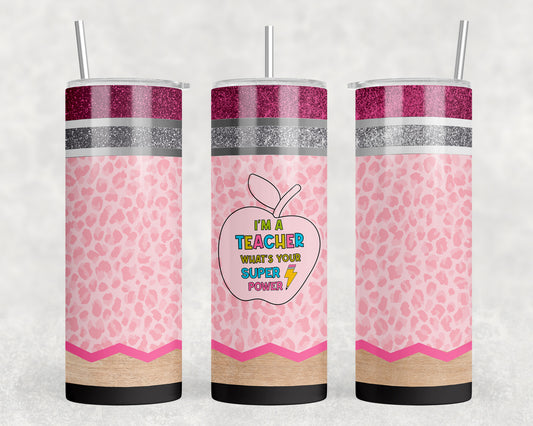 Teacher 20oz Skinny Tumbler - 2258