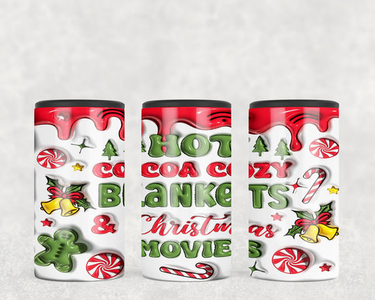 Christmas Inflated 5-in-1 Can Hugger Tumbler - 2263