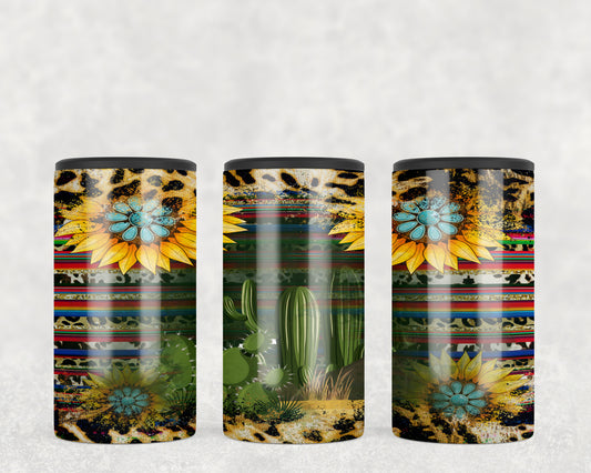 Cactus Sunflower 5-in-1 Can Hugger Tumbler - 2271