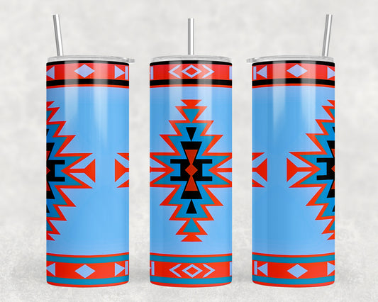 Western Aztec 20oz Skinny Tumbler - 227