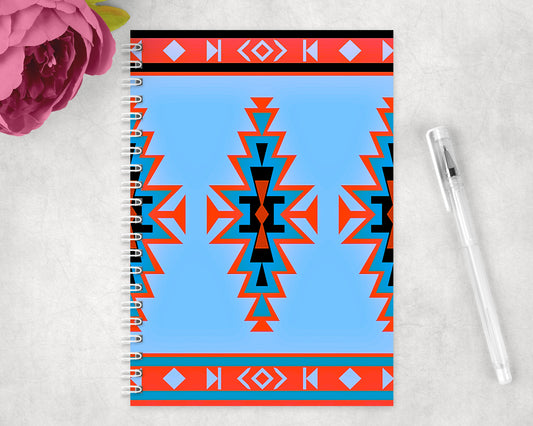 Western Aztec Spiral Lined A5 Journal - 227