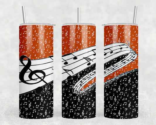 Music Notes 20oz Skinny Tumbler - 228