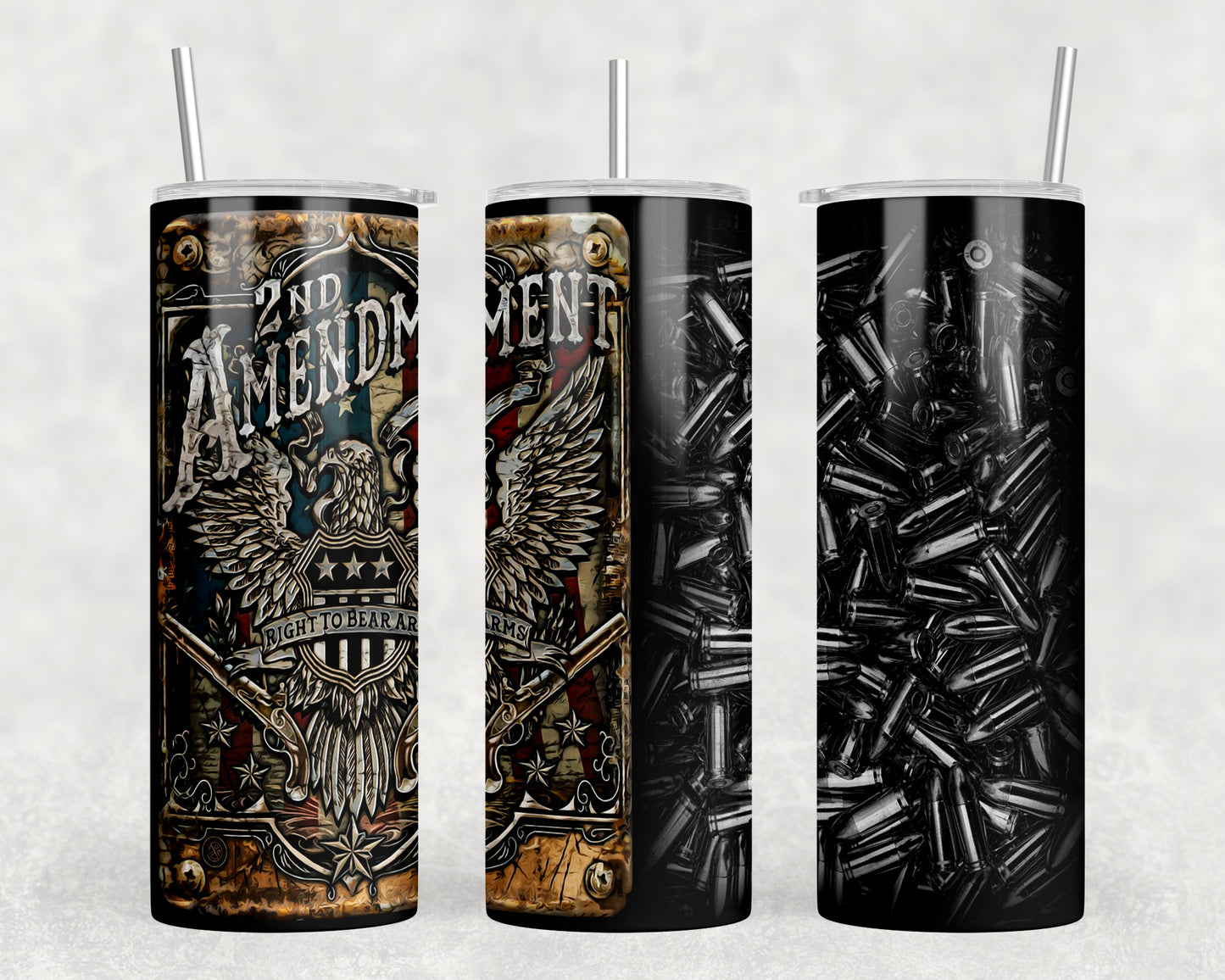 2nd Amendment 20oz Skinny Tumbler - 2293