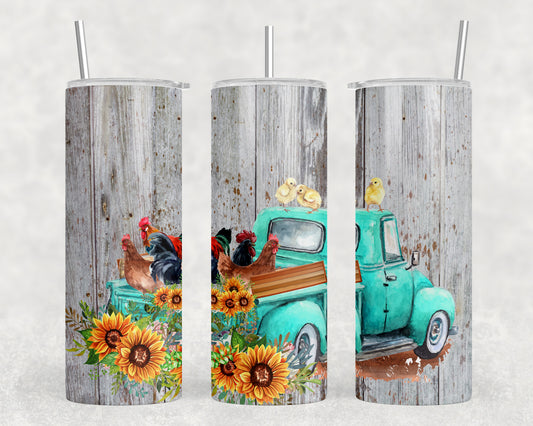 Chickens 20oz Skinny Tumbler - 2306