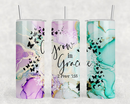 Bible Verse 20oz Skinny Tumbler - 2309