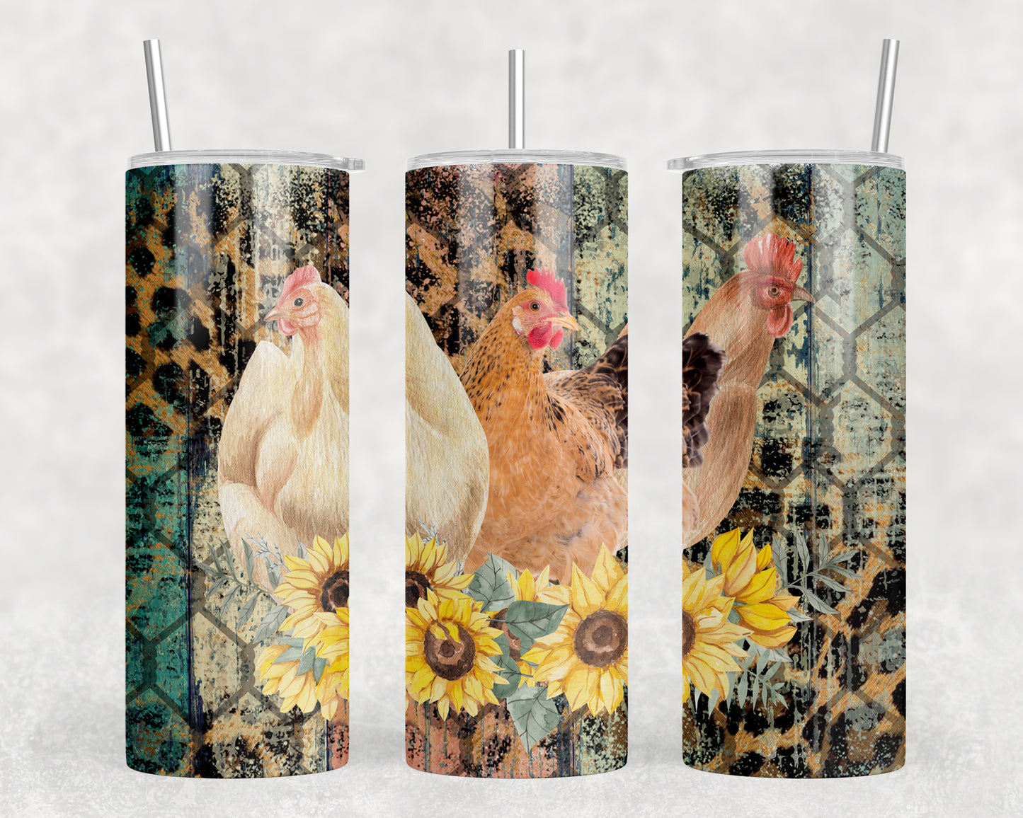 Chickens 20oz Skinny Tumbler - 2310