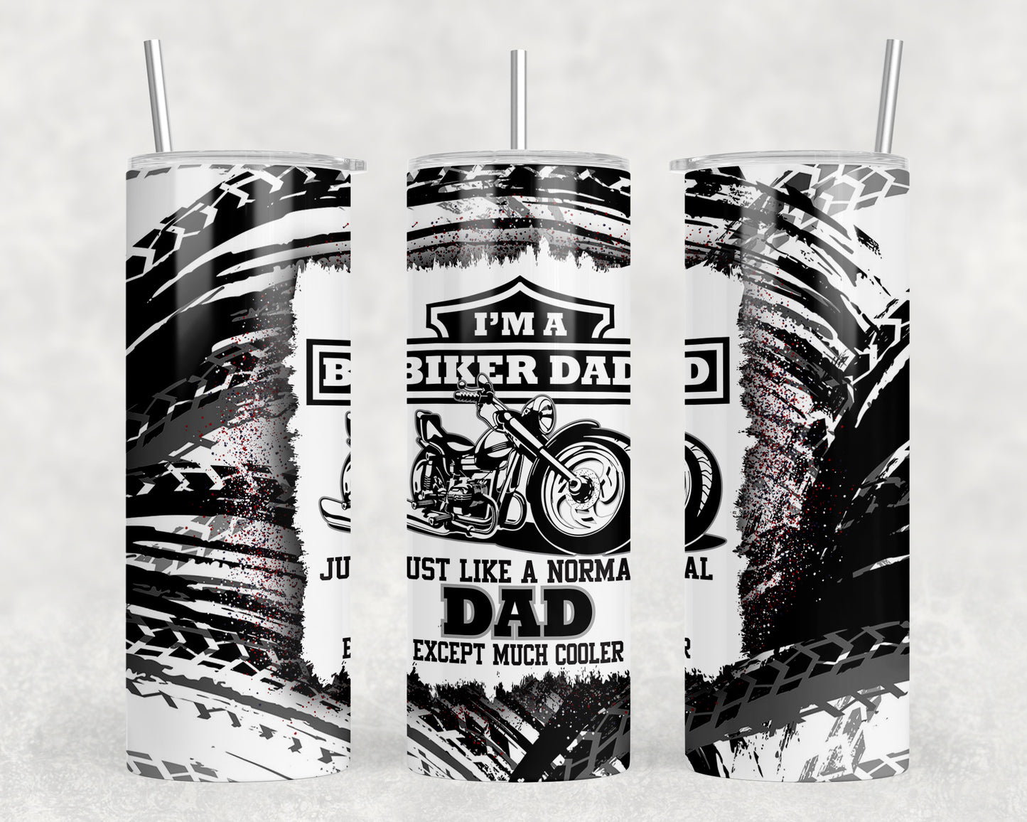 Motorcycle Dad 20oz Skinny Tumbler - 2316