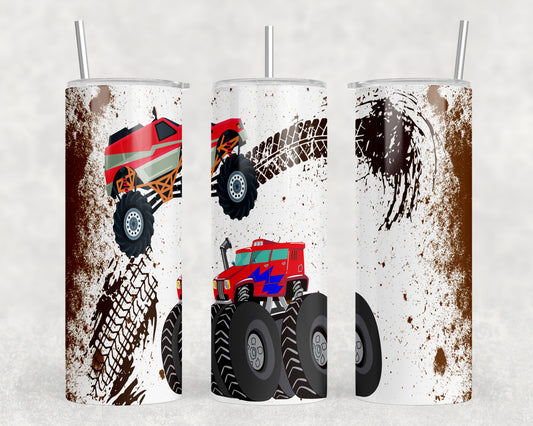 Monster Trucks 20oz Skinny Tumbler - 2317