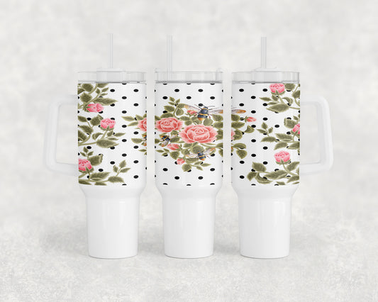 Flowers 40oz Tumbler - 2321