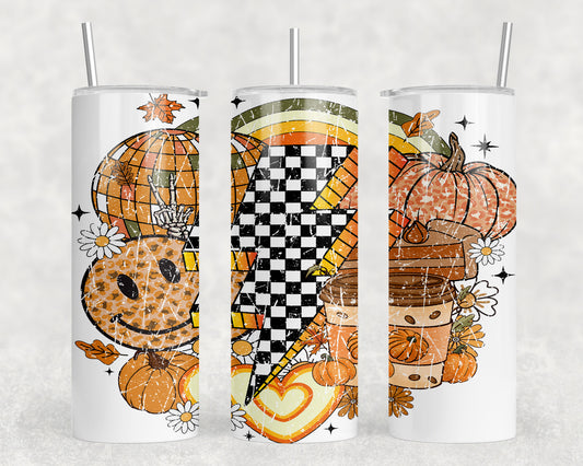 Fall Halloween 20oz Skinny Tumbler - 2328