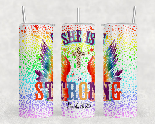 Bible Verse 20oz Skinny Tumbler - 2329