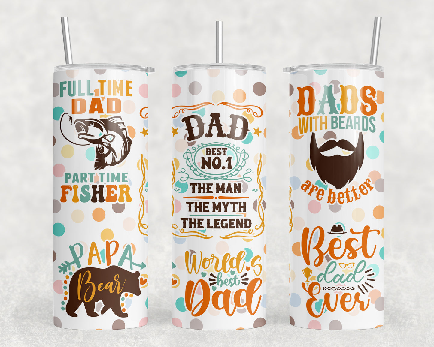 Dad 20oz Skinny Tumbler - 2338