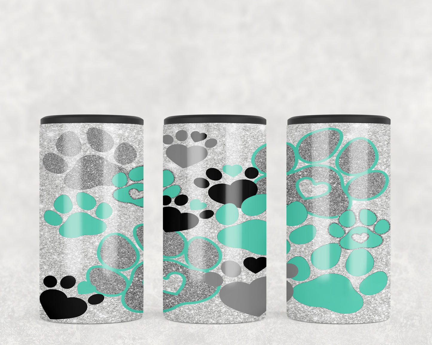 Paw Prints 5-in-1 Can Hugger Tumbler - 2345