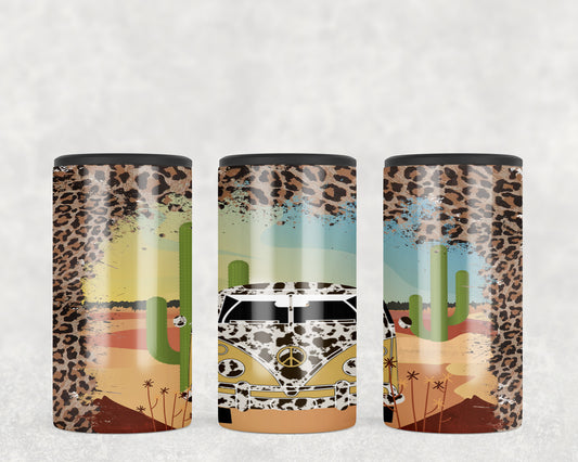 Cow Print Van 5-in-1 Can Hugger Tumbler - 2346