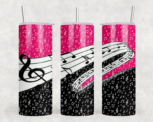 Music Notes 20oz Skinny Tumbler - 234