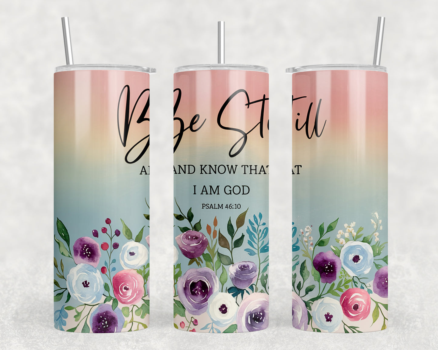 Bible Verse 20oz Skinny Tumbler - 235