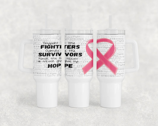 Breast Cancer Awareness 40oz Tumbler - 2367