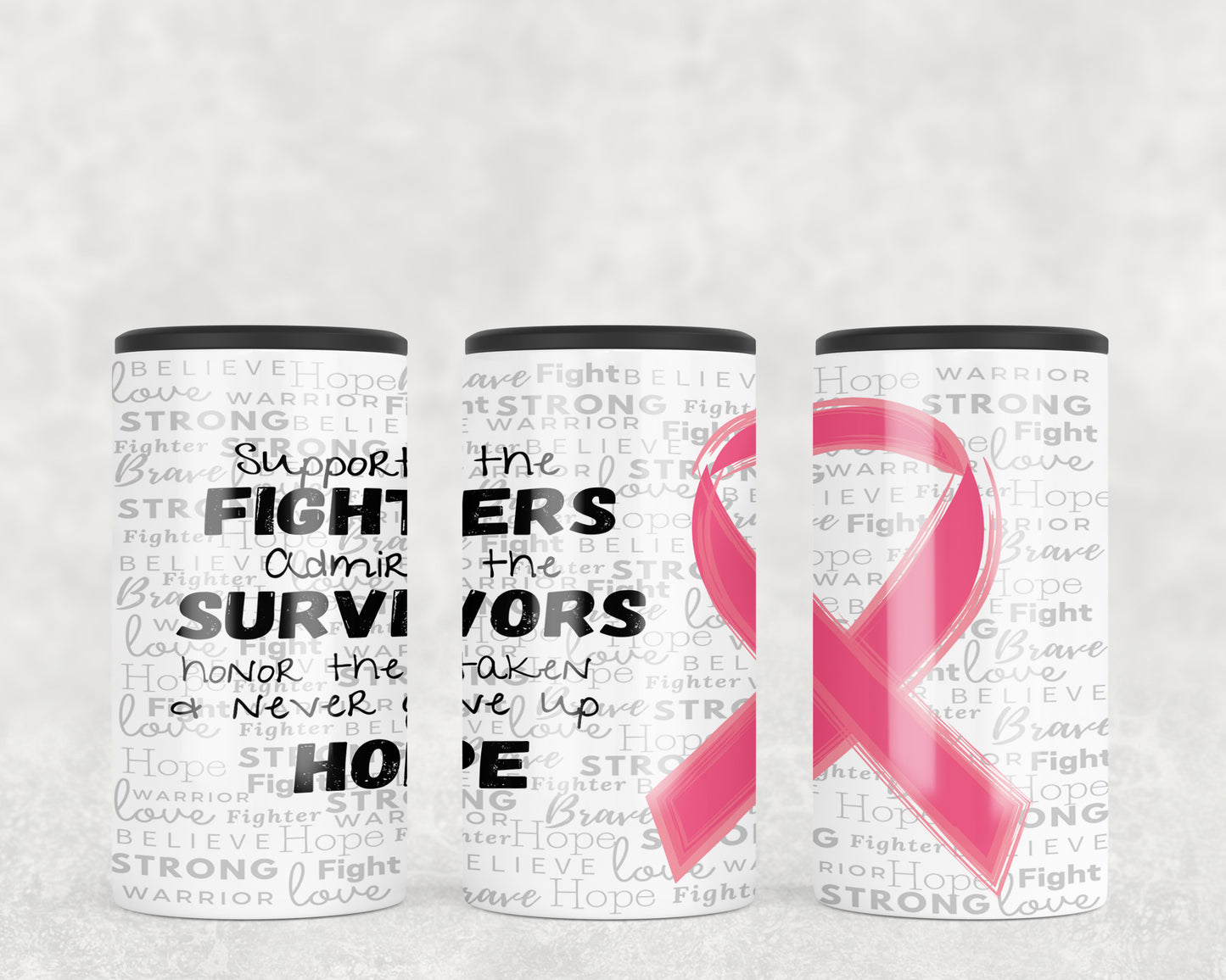 Breast Cancer Awareness 5-in-1 Can Hugger Tumbler - 2367