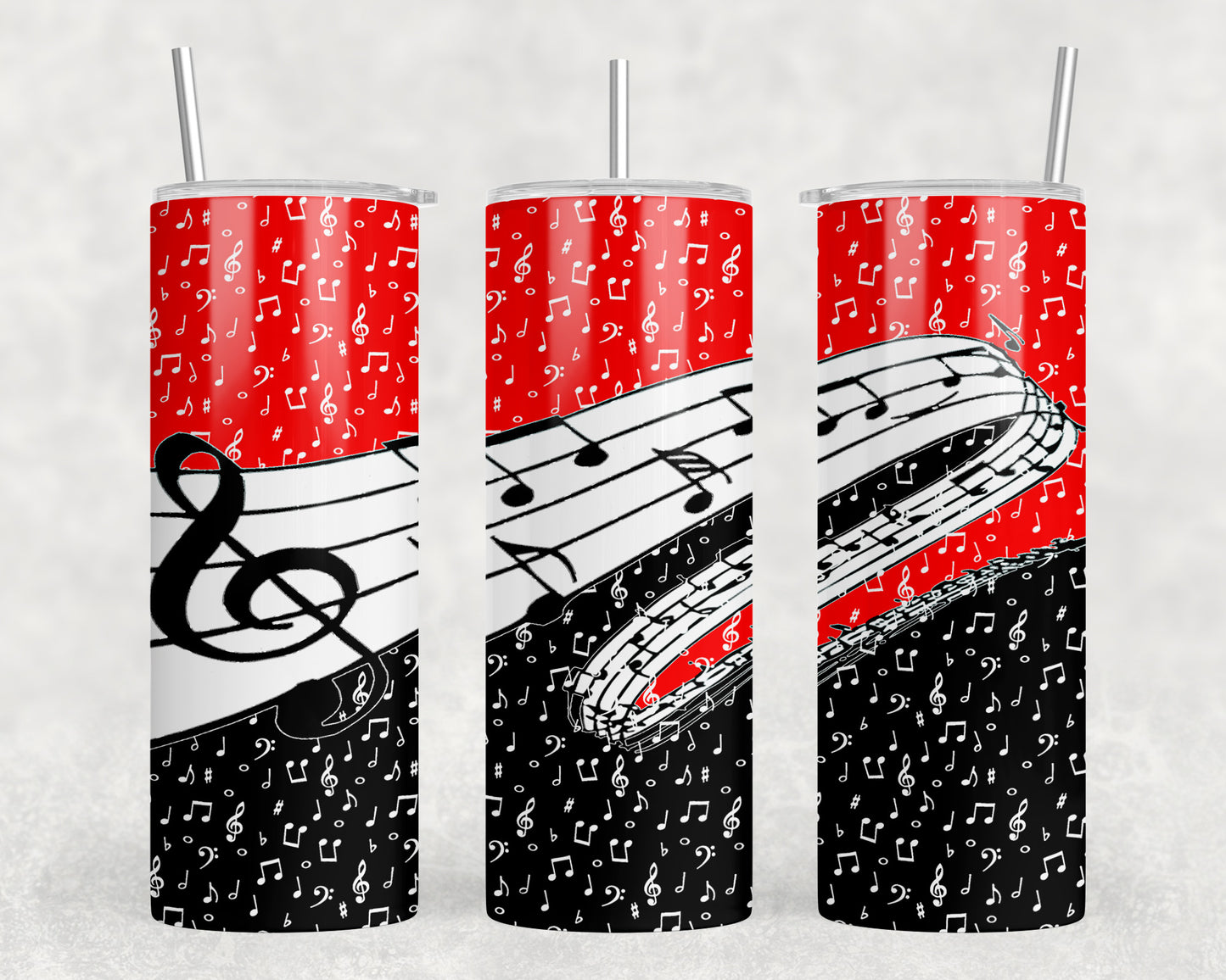 Music Notes 20oz Skinny Tumbler - 236