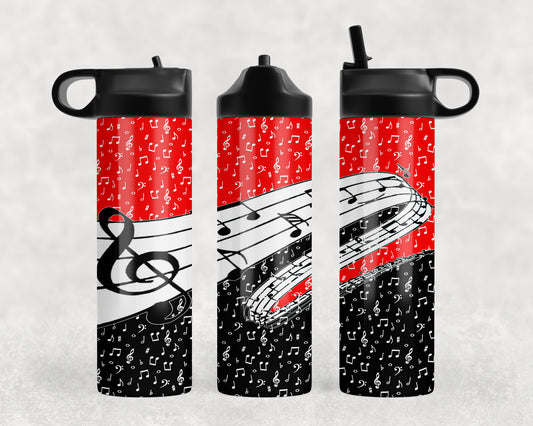 Music Notes Water Bottle - 236