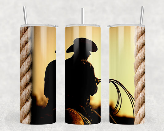 Cowboy 20oz Skinny Tumbler - 2372