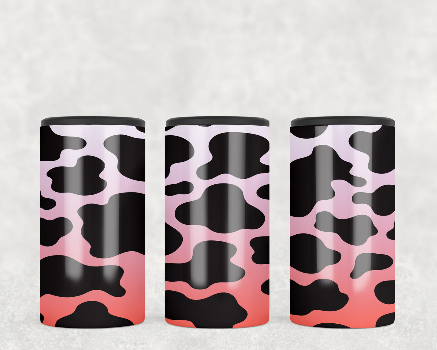 Cow Print 5-in-1 Can Hugger Tumbler - 2376