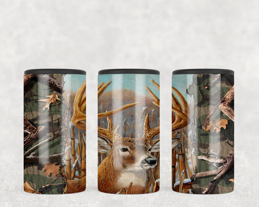 Camo Deer 5-in-1 Can Hugger Tumbler - 2377