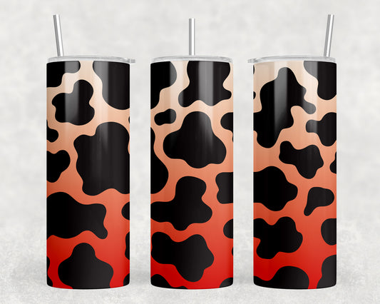 Cow Print 20oz Skinny Tumbler - 2380