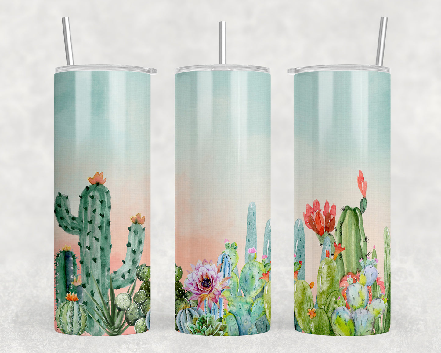 Cactus 20oz Skinny Tumbler - 2381