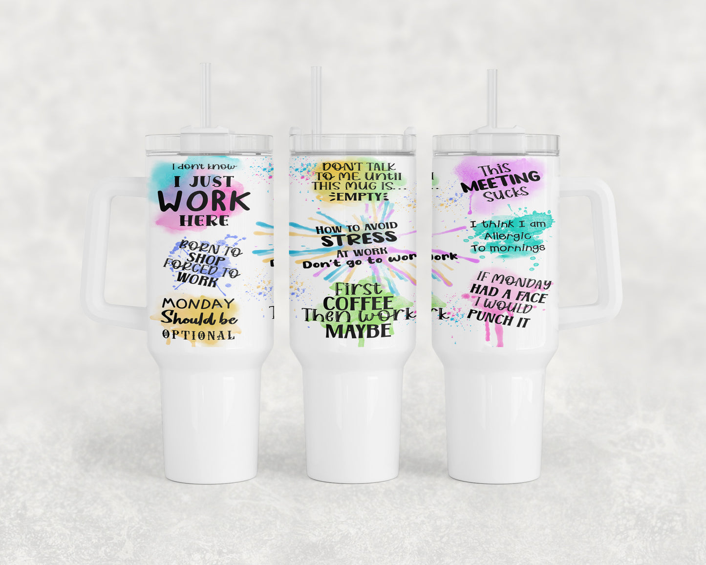 Funny Work 40oz Tumbler - 2387