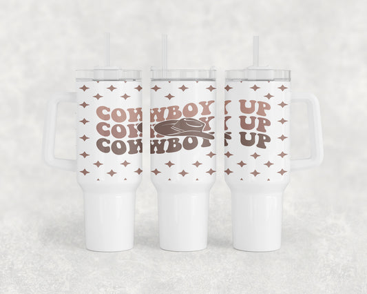 Cowboy Up 40oz Tumbler - 2402