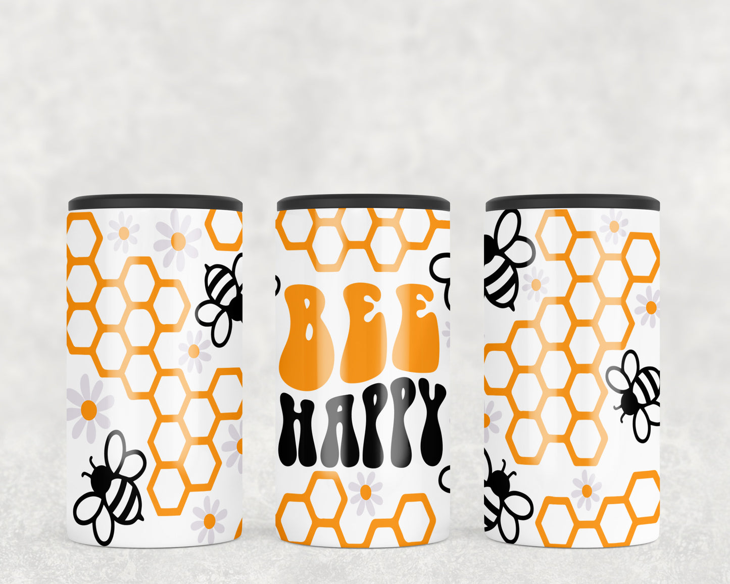 Bee Happy 5-in-1 Can Hugger Tumbler - 2409