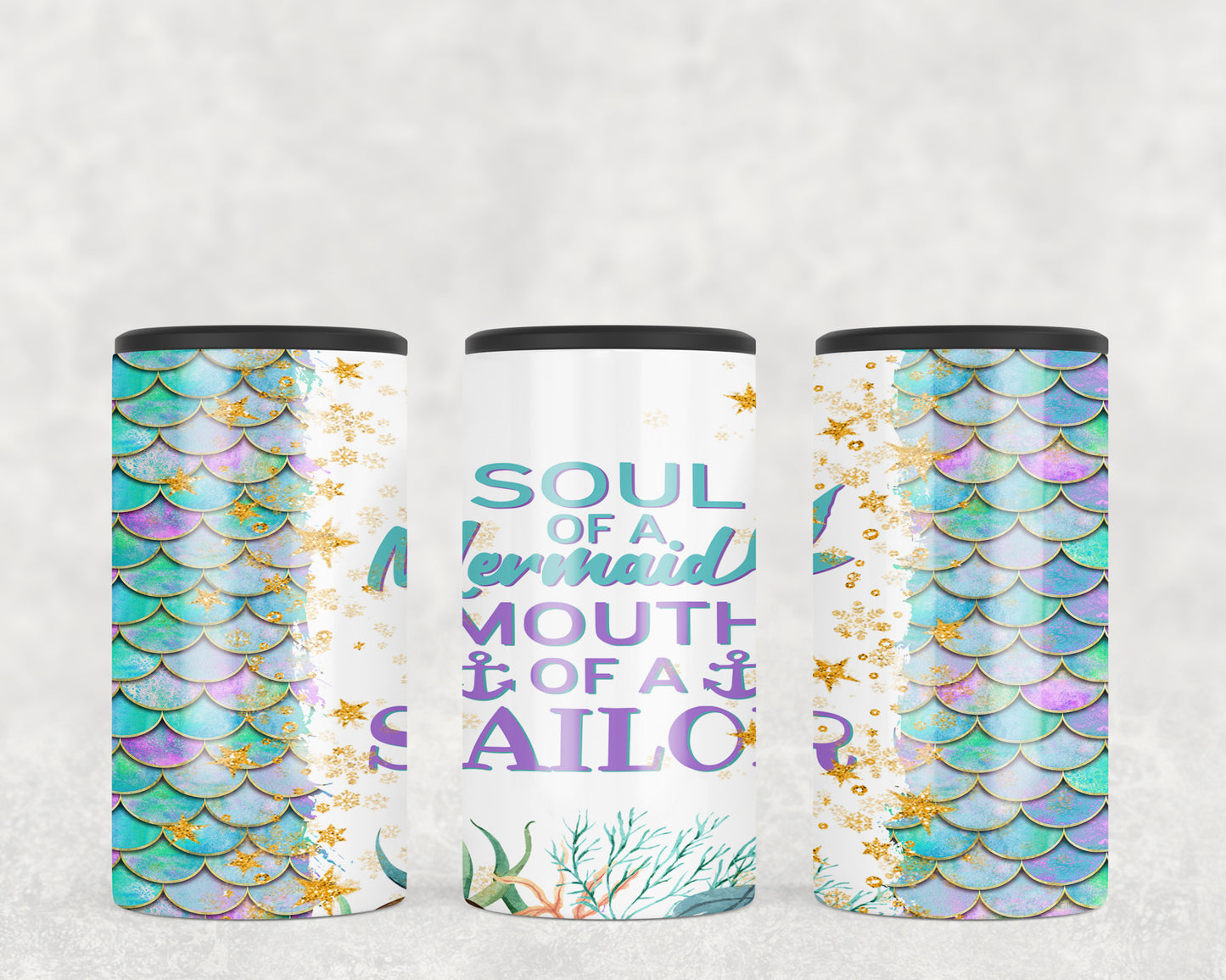 Mermaid 5-in-1 Can Hugger Tumbler - 2411