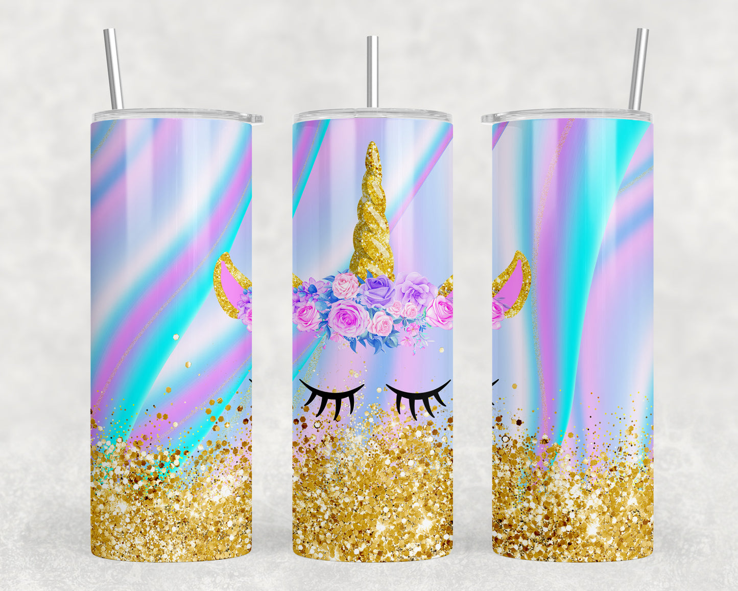 Unicorn 20oz Skinny Tumbler - 2416