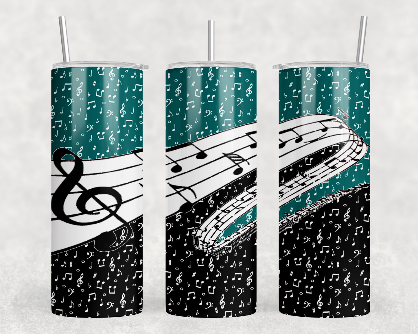 Music Notes 20oz Skinny Tumbler - 241